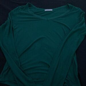 Dark green long sleeve shirt/ never worn